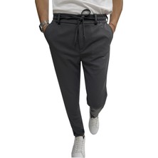 Pant Positive Wooking Erkek Pantolon Beli Lastikli Slim Fit Esnek Likralı Basic Pamuklu Jogger