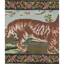 Etnik Bulvar El Dokuma Aslan Desenli kilim 185 x 330 cm