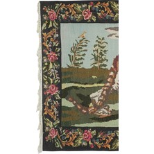 Etnik Bulvar El Dokuma Aslan Desenli kilim 185 x 330 cm