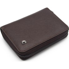 Cacharel Kahve Wint Unisex Deri Cüzdan 24375W18