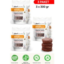 Freeze Dried Köpek Maması - Tavuk Etli 300 gr x 3 Paket %100 Doğal Koruyucu Içermez