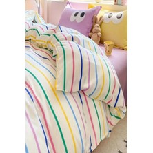 Eponj Home Kolay Ütülenir Nevresim Takımı Tek Kişilik Funny Lila