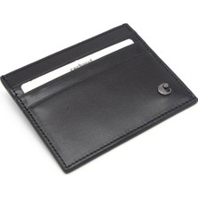 Cacharel Siyah Analin Unisex Deri Kartlık 0244A55