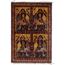 Etnik Bulvar El Dokuma Afgan Halısı 202 x 302 cm