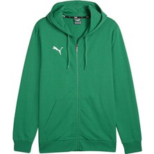 Puma Teamgoal Casuals Hooded Erkek Futbol Antrenman Eşofman Üstü 65859505 Yeşil