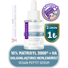 Laperas 10% Peptide Matrixyl 3000® 1% Hyaluronic Acid Dolgunlaştırıcı Canlandırıcı Nemlendirici Peptit Serum