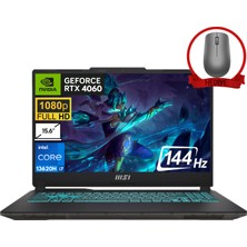 Msı Cyborg 15 Intel Core I7 13620H 8gb 512GB SSD RTX4060 Freedos 15.6" Fhd 144Hz Taşınabilir Bilgisayar A13VF-892XTR & Anzar Mouse A13VF892XTRA1