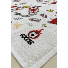 Pimula Home 2 Adet 35X50 Yıkanabilir Ilkokul ve Okul Öncesi Beslenme ÖRTÜSÜ/BEZI_FUTBOL_1037-A