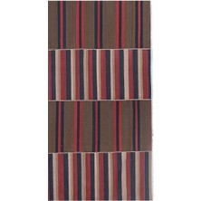 Etnik Bulvar El Dokuma Çizgi Desenli kilim 276 x 305 cm