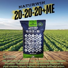 Naturwin Npk 20-20-20+Me Water Drip Damlama Gübresi 25 Kg.