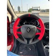 İmza Renault Clio 4 Faz 1 2014-2017 Araca Özel Direksiyon Kılıfı (Aracınızın Direksiyonuyla Teyit Ediniz)