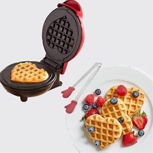 Waffle Makinesi Yapışmaz Kaplamalı 350W Waffle Makinesi, Çocuk Doğum Günü Için