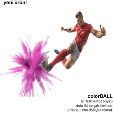 Kneitz Colorball Cinsiyet Belirleme Topu , Baby Shower Top , Cinsiyet Partisi Topu , Toz Boya Dolu Top Pembe