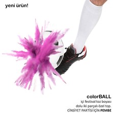 Kneitz Colorball Cinsiyet Belirleme Topu , Baby Shower Top , Cinsiyet Partisi Topu , Toz Boya Dolu Top Pembe