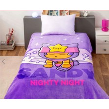 Taç Lisanslı Tek Kişilik Battaniye