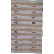 Etnik Bulvar El Dokuma Geometrik Desenli kilim 203 x 247 cm
