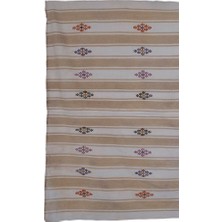 Etnik Bulvar El Dokuma Geometrik Desenli kilim 203 x 247 cm