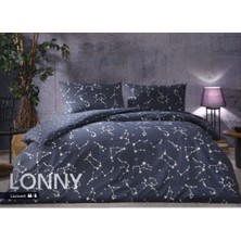Taç Yeni Sezon Tek Kişilik Nevresim Takımı Lonny Lacivert