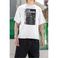 Starboy Dawn Fm The Weeknd Baskılı Unisex Oversize Rapper Tişört