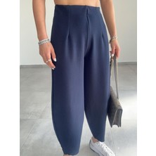 Paw Garage Kemersiz Balon Pantolon, 4 Mevsim, Krep Kumaş, Full Likralı