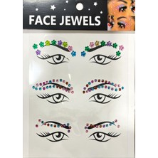 Kidspartim Kendinden Yapışkanlı Yüz Taşları Model 11