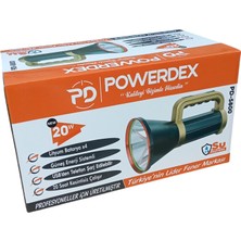 Tarez Powerdex PD-5800 Güneş Enerjili Şarjlı El Feneri 20 Watt 20 Saat Kesintisiz Çalışma