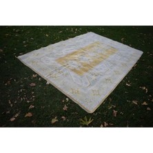 Etnik Bulvar El Dokuma Çiçekli Milas Halısı