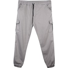 Maruf Shop Erkek  Büyük Beden 100-156 Kilo Arası Için Uygun Kargo Cepli Jogger Kot Pantolon