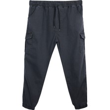 Maruf Shop Erkek  Büyük Beden 100-156 Kilo Arası Için Uygun Kargo Cepli Jogger Kot Pantolon