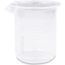 Şişe Dükkanı Plastik Beher 25 ml Kabartma Dereceli 1 Adet