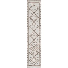 Etnik Bulvar El Dokuma Geometrik Desenli Uzun Yolluk Halı 91 x 462 cm