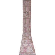 Etnik Bulvar El Dokuma Kilim Yolluk 79 x 604 cm