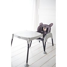 Vav Baby Bear 3 In 1 Portatif Mama Sandalyesi - Gri