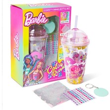 Barbie Pipetli Bardak Süsleme Set