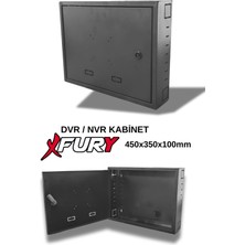 Fury Dvr / Nvr Cctv Rack Kabinet ve Monitör Koruma Kutusu 1u 19 '' W 45 H 35 D 10