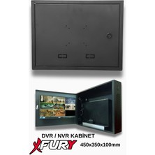 Fury Dvr Pano/box Nvr Cctv Rack Kabinet ve Monitör Koruma Kutusu 1u 19 '' W 45 H 35 D 10 Antrasit