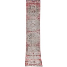 Etnik Bulvar El Dokuma Geometrik Desenli Uzun Yolluk Halı 77 x 502 cm