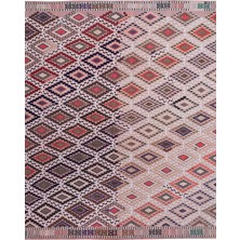 Etnik Bulvar El Dokuma Kilim Karapınar Yöresi Geometrik Desenli Halı 177 x 292 cm