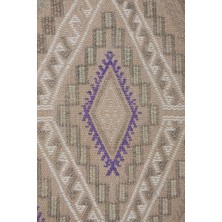 Etnik Bulvar El Dokuma Kilim Karapınar Yöresi Geometrik Desenli Halı 158X226 cm