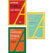 Ilköğretim Türkçe Sözlük + Imla Kılavuzu + Atasözleri ve Deyimler Sözlüğü - 3 Kitap Set