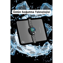 Fuchsia DL05T Dijital Göstergeli Tablet Soğutucu Gamer Oyuncu Radyatör 30 Watt Soğutma Fanı