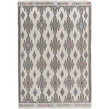 Etnik Bulvar El Dokuma Kilim Karapınar Yöresi Geometrik Desenli Halı 180 x 253 cm