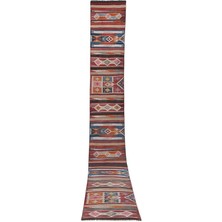 Etnik Bulvar El Dokuma Kilim Yolluk 75 x 505 cm