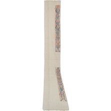 Etnik Bulvar El Dokuma Geometrik Desenli Uzun Yolluk Kilim 75 x 504 cm