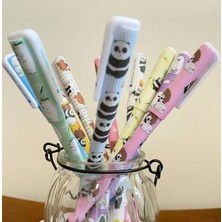 Hediyesahibi Kafadar Panda Ayılar 10'lu Renkli Jel Kalem