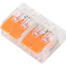 4'lü Çok Amaçlı Buat Tırnaklı Wago Klemens (10-100 Adet)