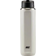 Nike Recharge Straw Bottle 24 Oz Lıght Bone Unisex Matara Krem