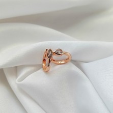 Kilig Jewelry Kadın Vip Çelik Gold Damla Taş Küpe 16MM