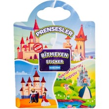 GF002 Bitmeyen Sticker Kitabım Hayvanlar -Prensesler -  Taşıtlar - Gepettoys