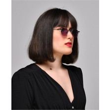 Jatelier Monıc Şeffaf Mor Unısex Güneş Gözlüğü